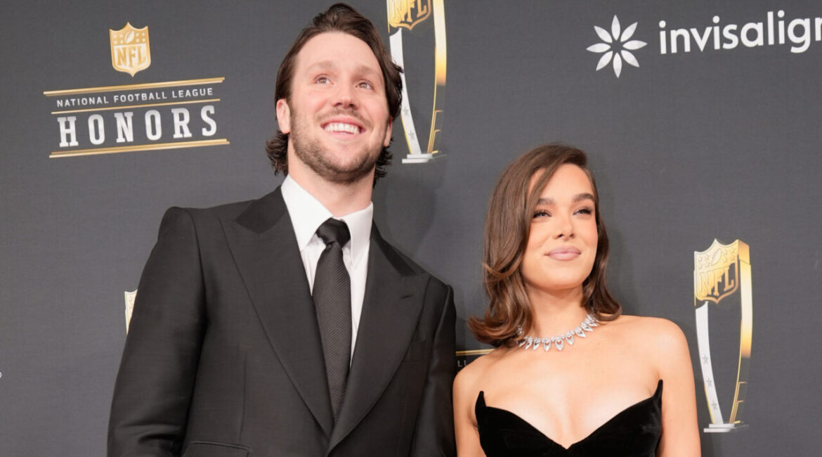 Josh Allen and Hailee Steinfeld on the Red Carpet