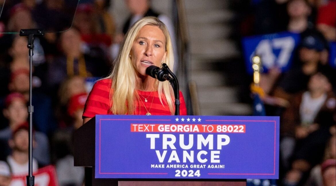 Rep. Marjorie Taylor Greene broke with Donald Trump by opposing U.S. support for an Israeli strike on Iran, citing her district’s disinterest in the conflict. (Shutterstock)