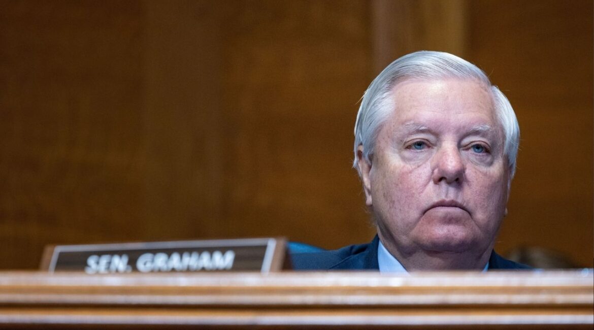Sen. Lindsey Graham’s call for potential military action against Iran to prevent nuclear escalation drew sharp criticism from conservative commentator Matt Walsh, who denounced the idea as reckless and disconnected from American interests. (Shutterstock)