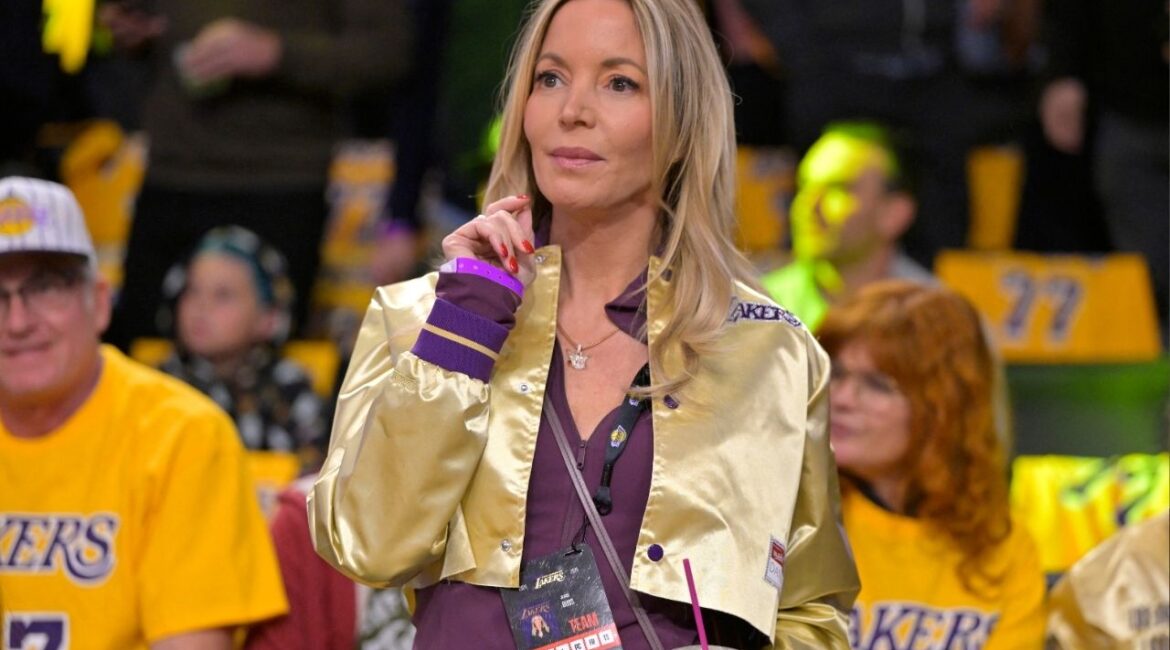 Feb 10, 2025; Los Angeles, California, USA; Owner and president of the Los Angeles Lakers Jeanie Buss attends the game against the Utah Jazz at Crypto.com Arena. (Jayne Kamin-Oncea-Imagn Images/File Photo)