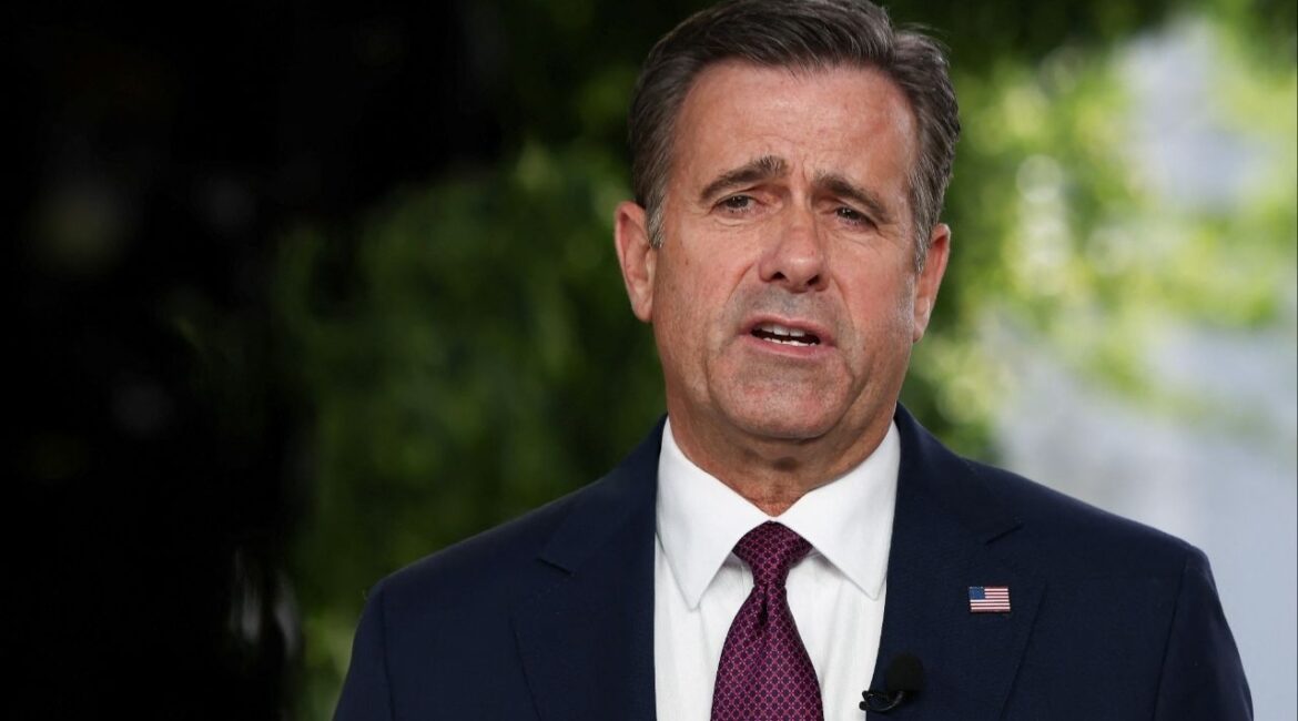 CIA Director John Ratcliffe speaks during an interview at the White House in Washington, D.C., U.S., April 30, 2025. (Reuters File)