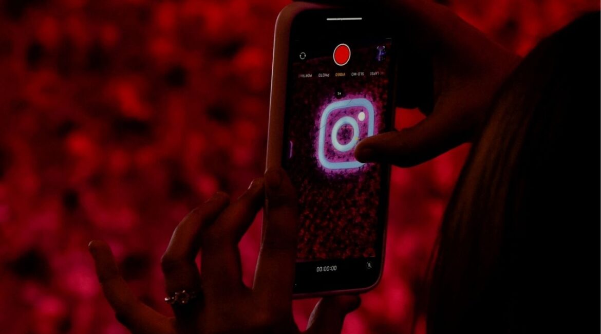 A logo of mobile application Instagram is seen on a mobile phone, during a conference in Mumbai, India, September 20, 2023. (Reuters File)