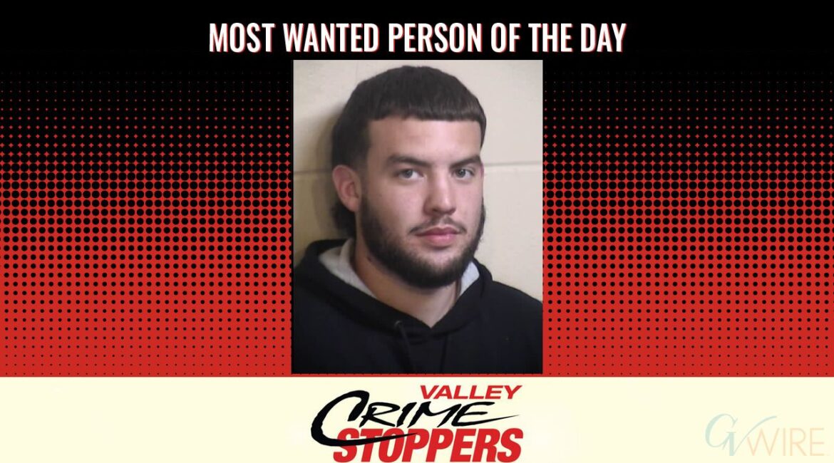 Logan Ryan Martin is Valley Crime Stoppers' Most Wanted Person of the Day for July 2, 2025. (Valley Crimes Stoppers)