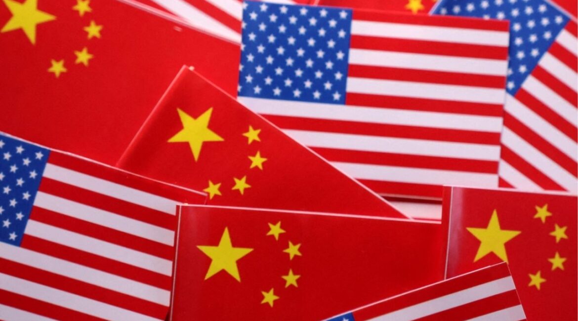 U.S. and Chinese flags are seen in this illustration taken March 20, 2025. (Reuters File)