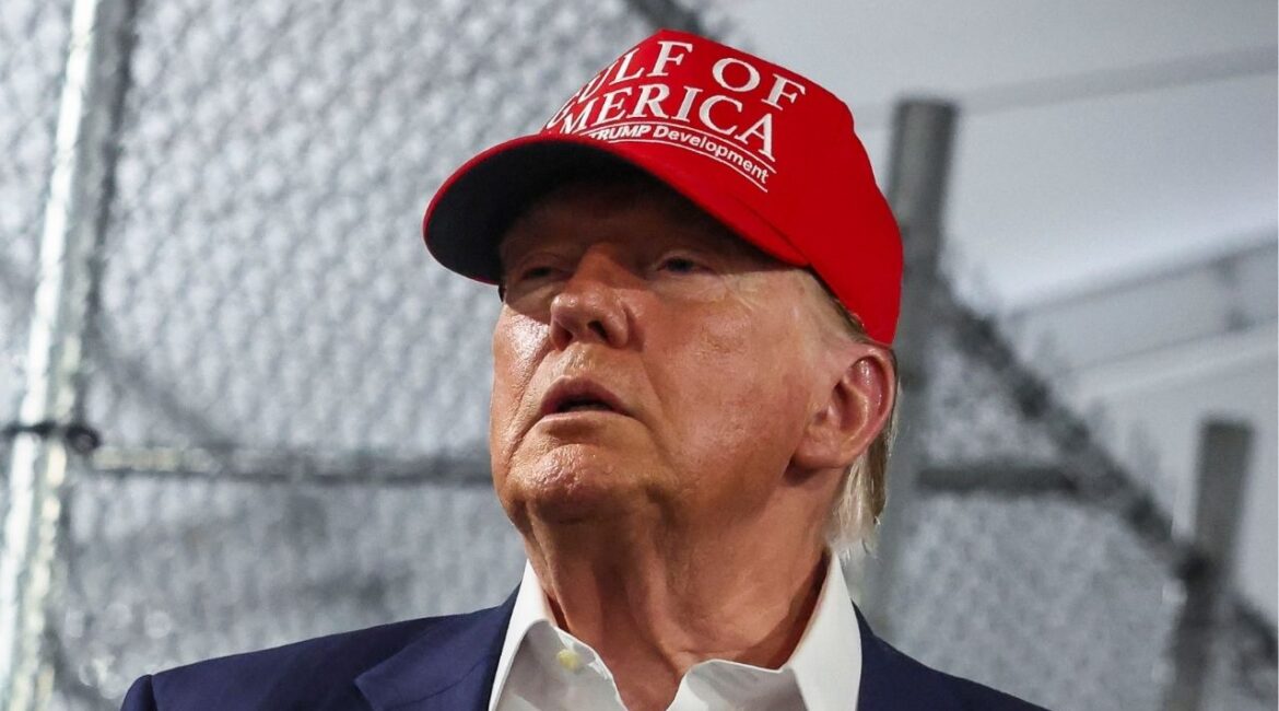 U.S. President Donald Trump visits a temporary migrant detention center informally known as "Alligator Alcatraz" in Ochopee, Florida, U.S., July 1, 2025. (Reuters File)