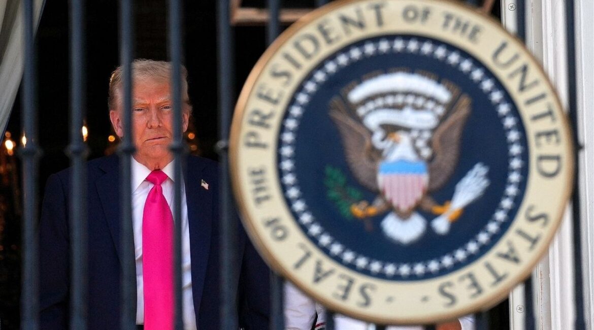 President Donald Trump comes out of the White House onto a balcony on the day he is expected to sign a sweeping spending and tax legislation, known as the "One Big Beautiful Bill Act," in Washington, D.C., U.S., July 4, 2025. (Reuters/Leah Millis)