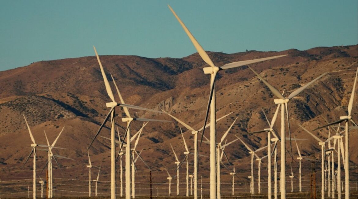 A wind farm is shown in Movave, California, U.S., November 8, 2019. (Reuter File)
