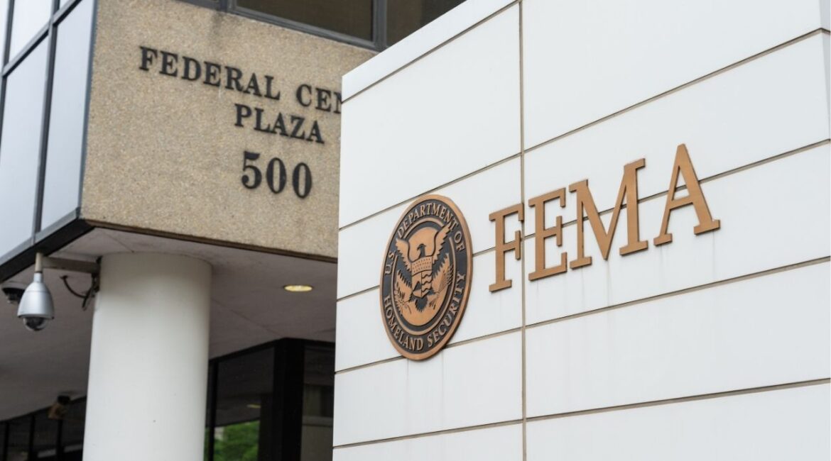 The Federal Emergency Management Agency headquarters in Washington, June 16, 2025. Trump administration FEMA officials are two months behind in posting guidelines for grant applications, holding up $2.4 billion worth of grants meant to help state and local governments with security and counterterrorism efforts. (Eric Lee/The New York Times)