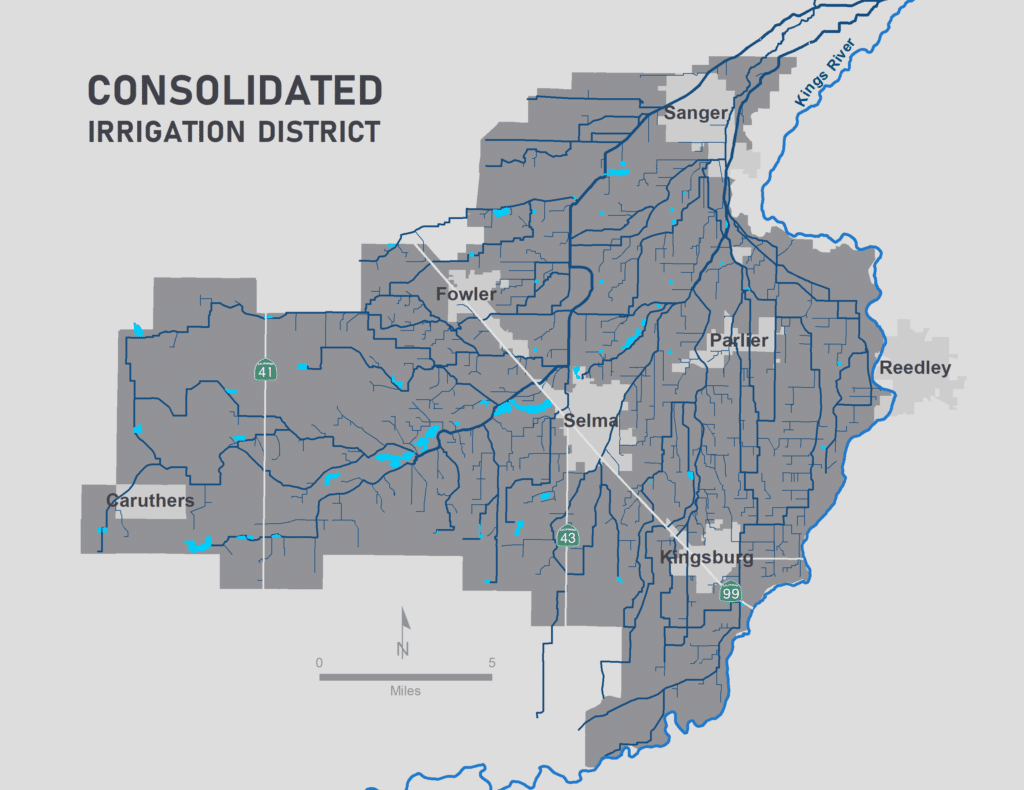 Consolidated Irrigation District Boundaries