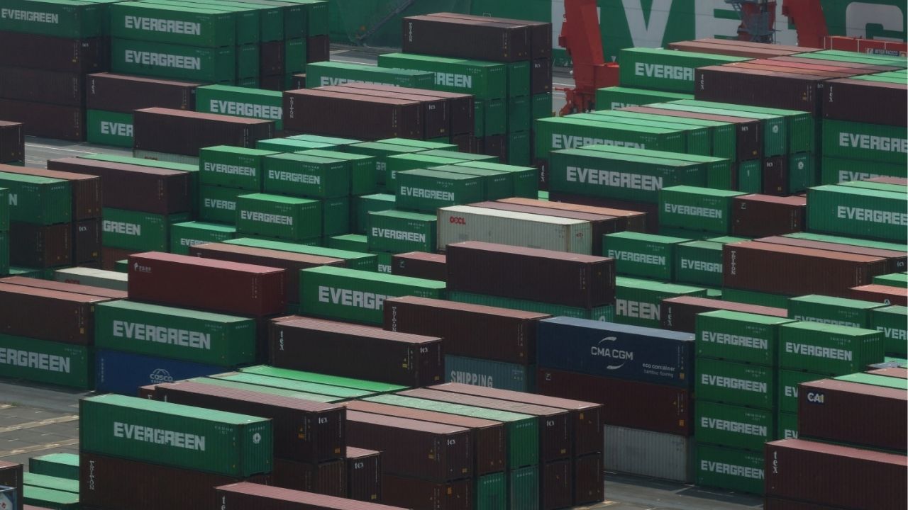 Containers are pictured at an industrial port in Tokyo, Japan, July 2, 2025. (Reuters File)