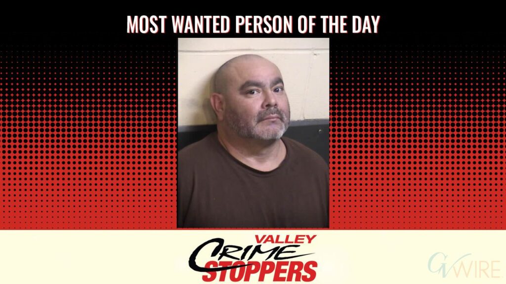 Juan Perez is Valley Crime Stoppers' Most Wanted Person of the Day for July 23, 2025. (Valley Crimes Stoppers)