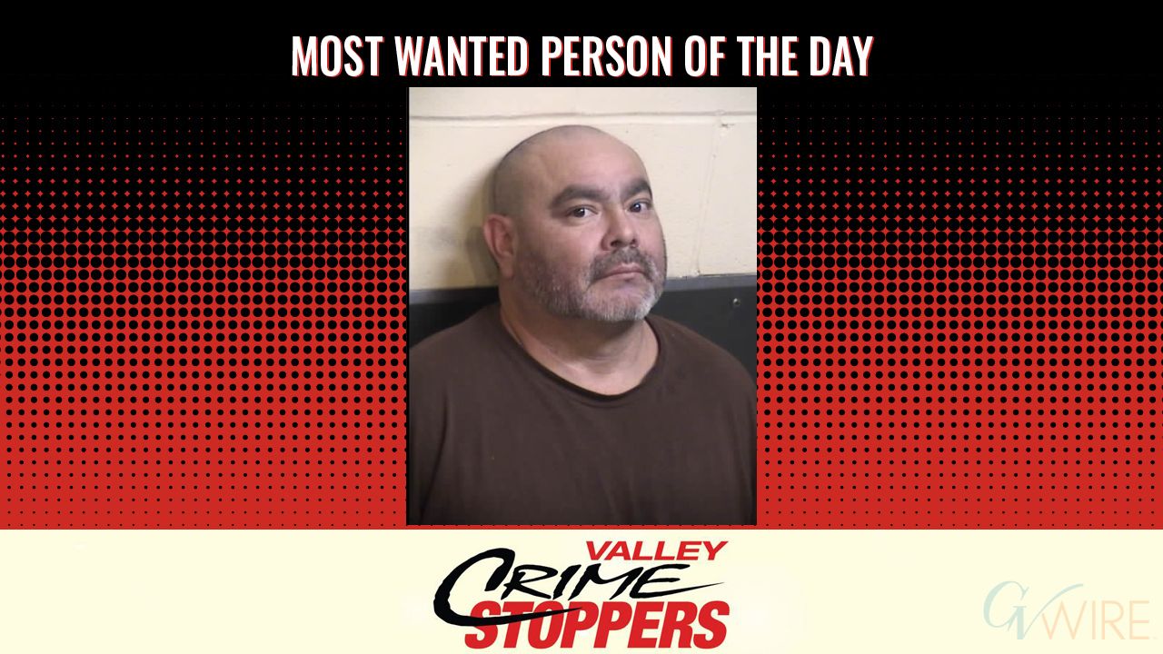 Juan Perez is Valley Crime Stoppers' Most Wanted Person of the Day for July 23, 2025. (Valley Crimes Stoppers)