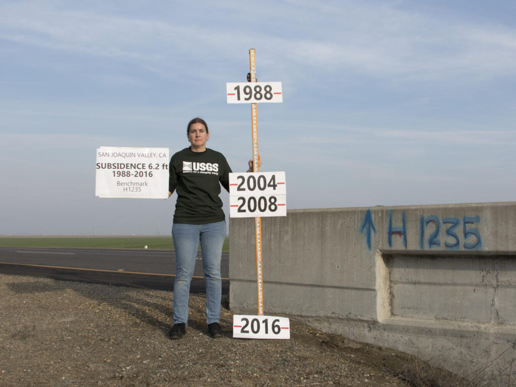 Measuring the Sinking Land in Merced County