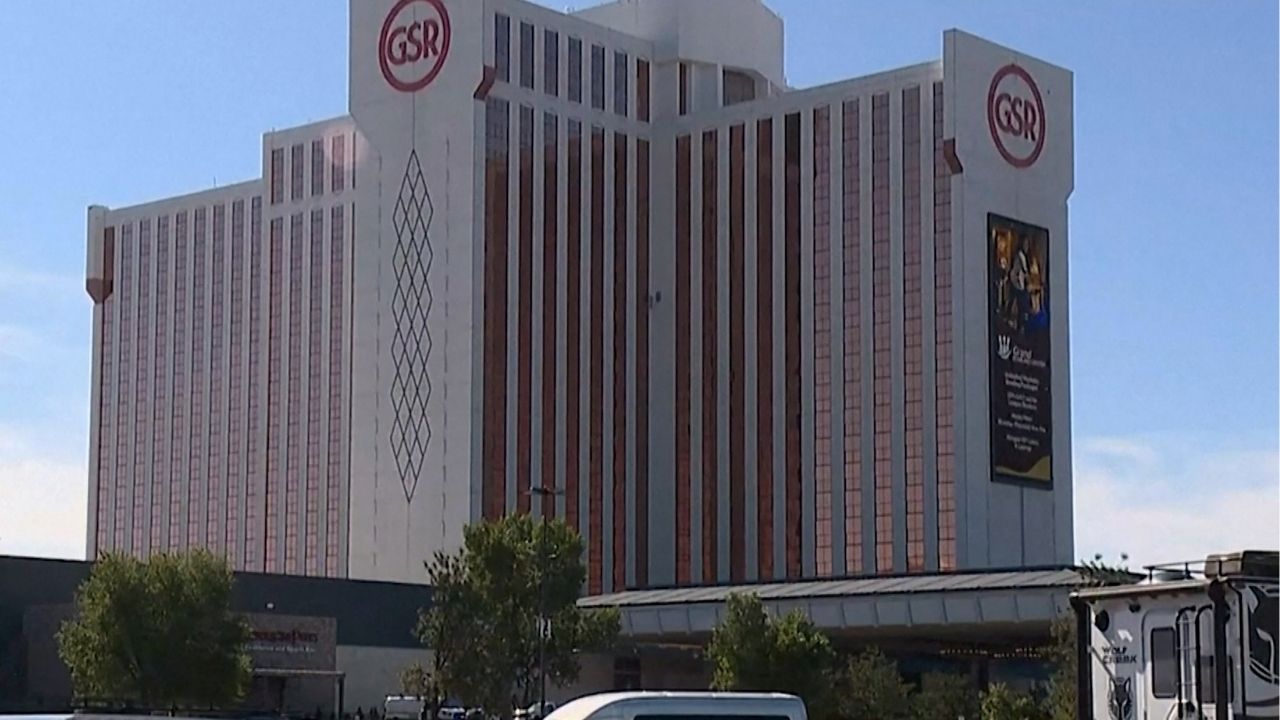 The Grand Sierra Resort casino is seen after a fatal shooting in Reno, Nevada, U.S., July 28, 2025 in this still image taken from a video. ABC Affiliate KOLO via REUTERS