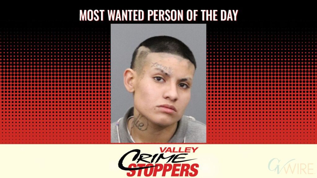 Mia Regina Esquivel is Valley Crime Stoppers' Most Wanted Person of the Day for July 29, 2025. (Valley Crimes Stoppers)