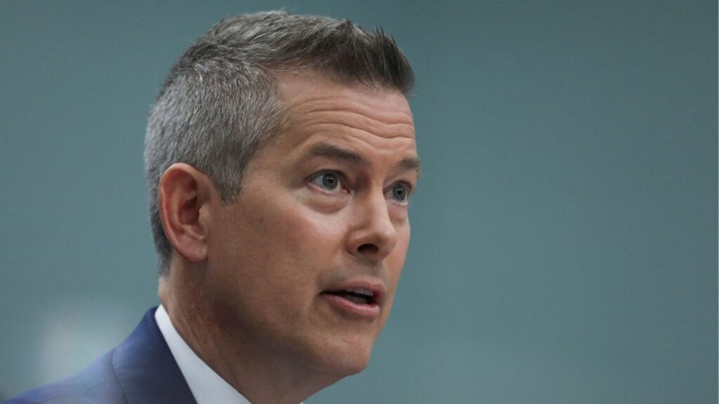 U.S. Transportation Secretary Sean Duffy testifies before a House Appropriations Transportation, Housing and Urban Development, and Related Agencies Subcommittee hearing on the Department of Transportation budget, on Capitol Hill in Washington, D.C., U.S., May 14, 2025. (Reuters File)