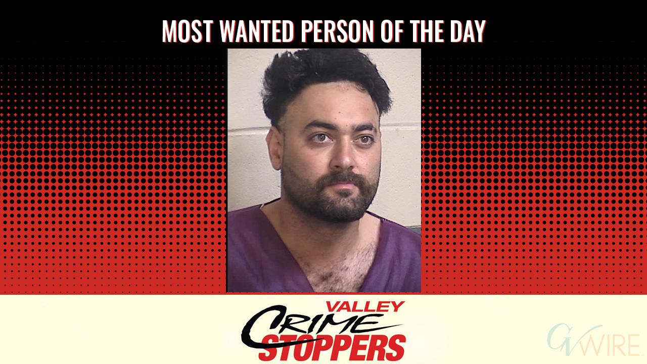 Navpreet Singh is Valley Crime Stoppers' Most Wanted Person of the Day for July 30, 2025. (Valley Crimes Stoppers)