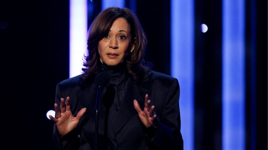 Former U.S. Vice President Kamala Harris attends the 56th NAACP Image Awards at the Pasadena Civic Auditorium in Pasadena, California, U.S. February 22, 2025. (Reuters FIle)