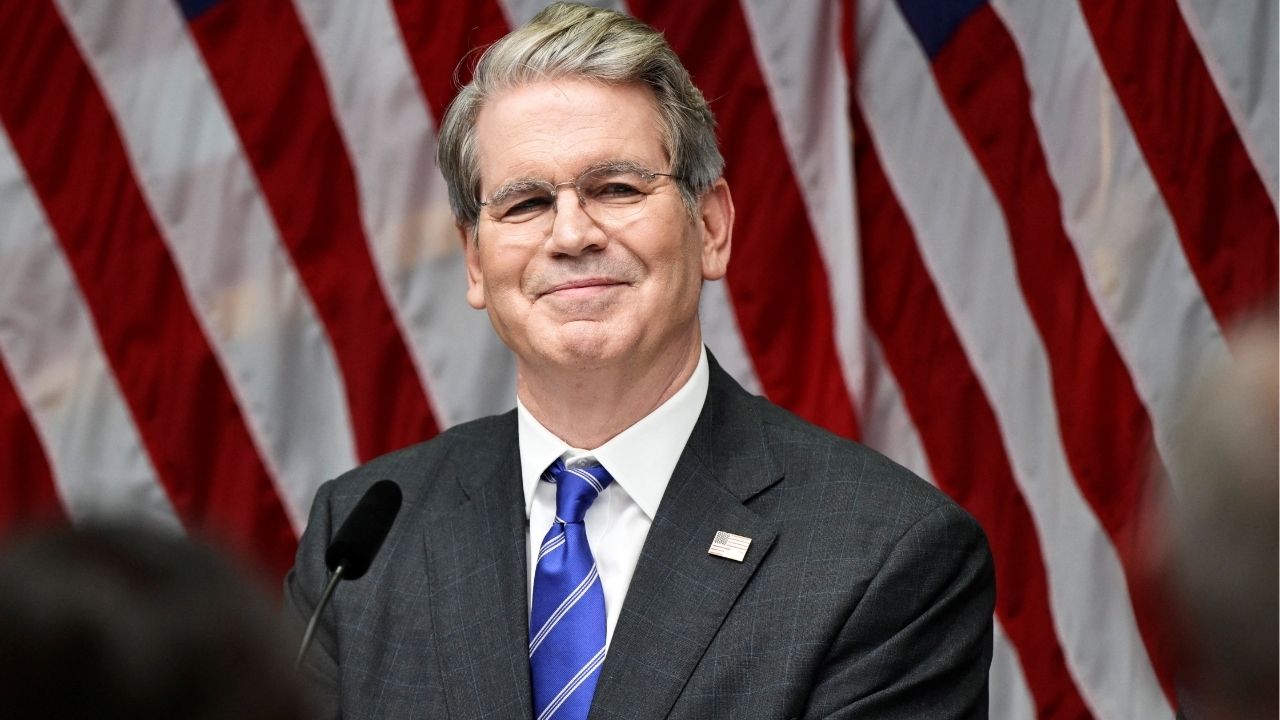 U.S. Treasury Secretary Scott Bessent attends a press conference at government quarters Rosenbad after the trade talks between the U.S. and China concluded, in Stockholm, Sweden, July 29, 2025. (Reuters File)