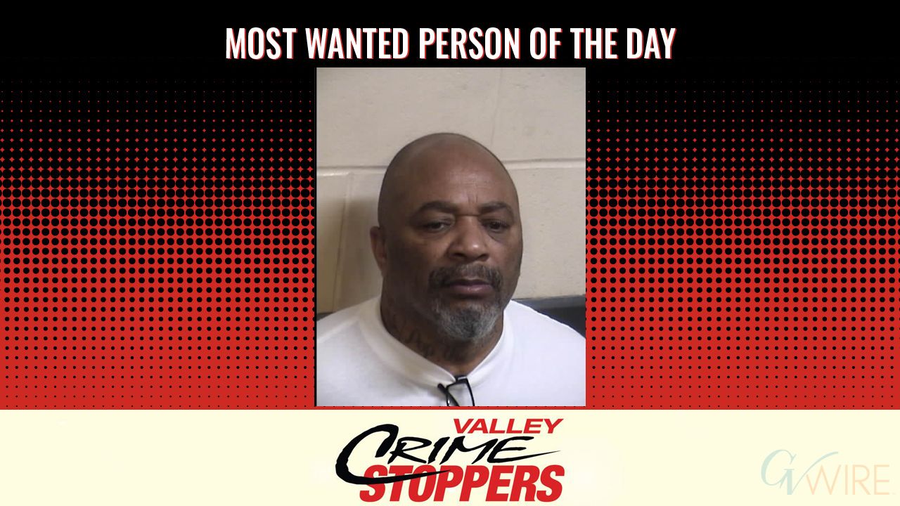 Nathaniel Smith is Valley Crime Stoppers' Most Wanted Person of the Day for July 31, 2025. (Valley Crimes Stoppers)