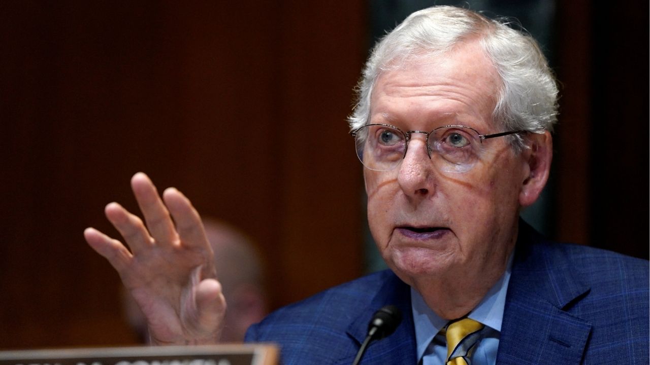 U.S. Senator Mitch McConnell (R-KY) attends a Senate Appropriations Committee hearing on U.S. President Donald Trump's budget request for the Department of Defense, on Capitol Hill in Washington, D.C., U.S., June 11, 2025. (Reuters File)