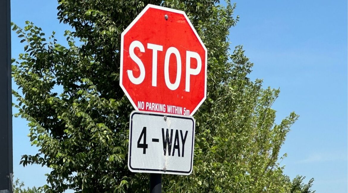 Visalia will install an all-way stop at the intersection of Dans Street and Visalia Parkway on Thursday, August 7, 2025, to improve safety near Cottonwood Creek School. (Shutterstock)