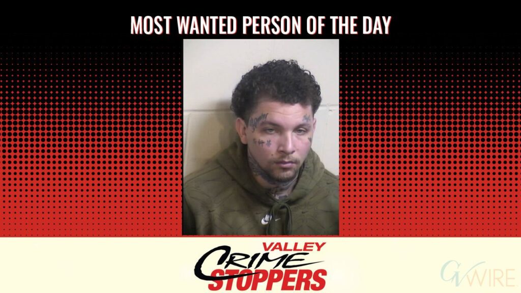 Scott Oscar Whitehead is Valley Crime Stoppers' Most Wanted Person of the Day for August 1, 2025. (Valley Crimes Stoppers)