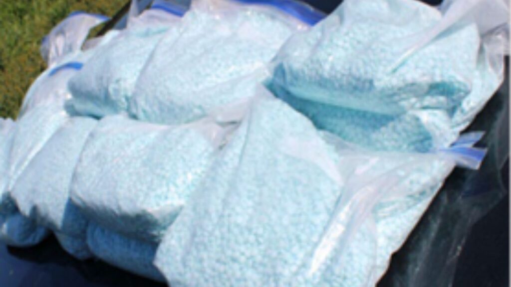 Miguel Obed Romero Reyes was sentenced to over four years in prison after a Fresno County traffic stop uncovered more than 200,000 fentanyl pills in his vehicle. (DOJ)