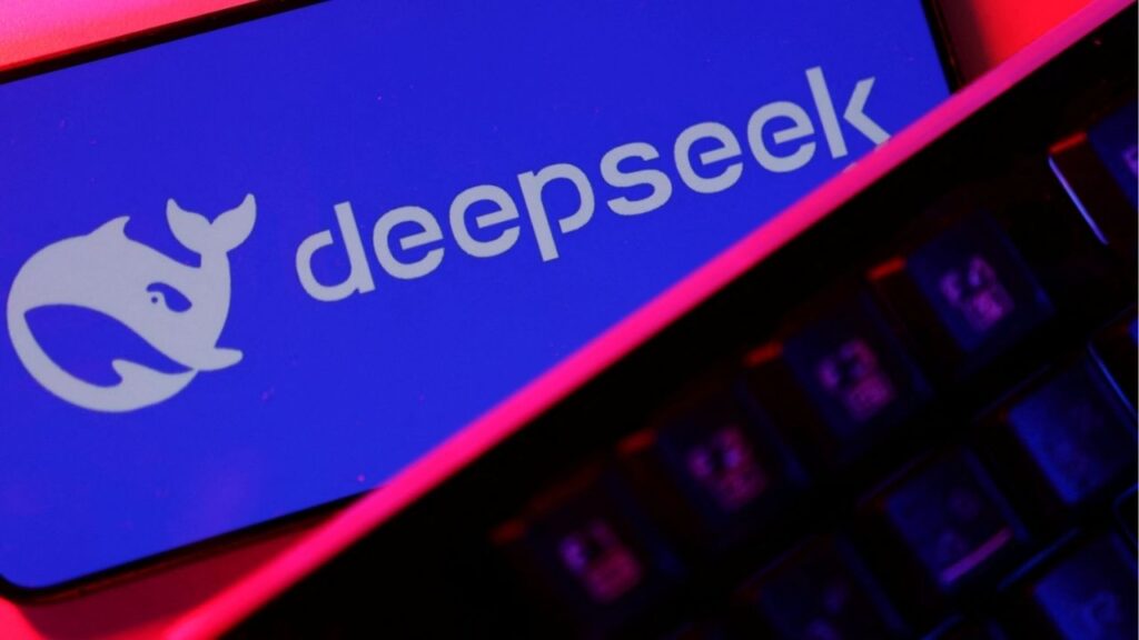 The Deepseek logo is seen in this illustration taken on January 29, 2025. (Reuters/Dado Ruvic/Illustration)