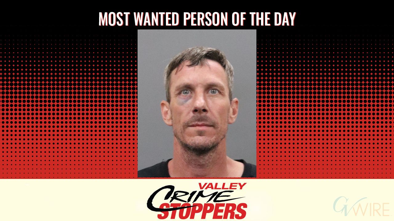 Philip James Medlock is Valley Crime Stoppers' Most Wanted Person of the Day for August 6, 2025. (Valley Crimes Stoppers)