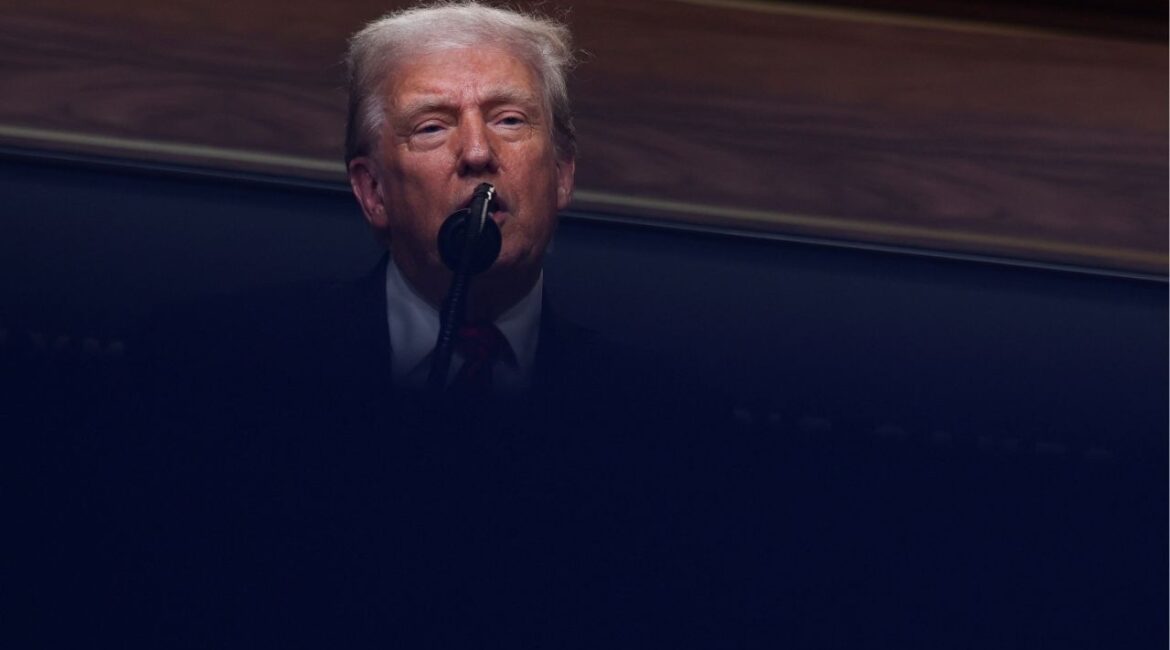 President Donald Trump delivers remarks in the South Court Auditorium on the White House campus in Washington, D.C., U.S., August 5, 2025. (Reuters File)
