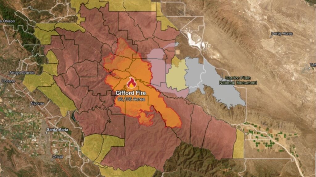 CalFire reported that the fire is 96,106 acres and 15% contained with reported injuries as of Thursday, August 7, 2025, morning. (CalFire)