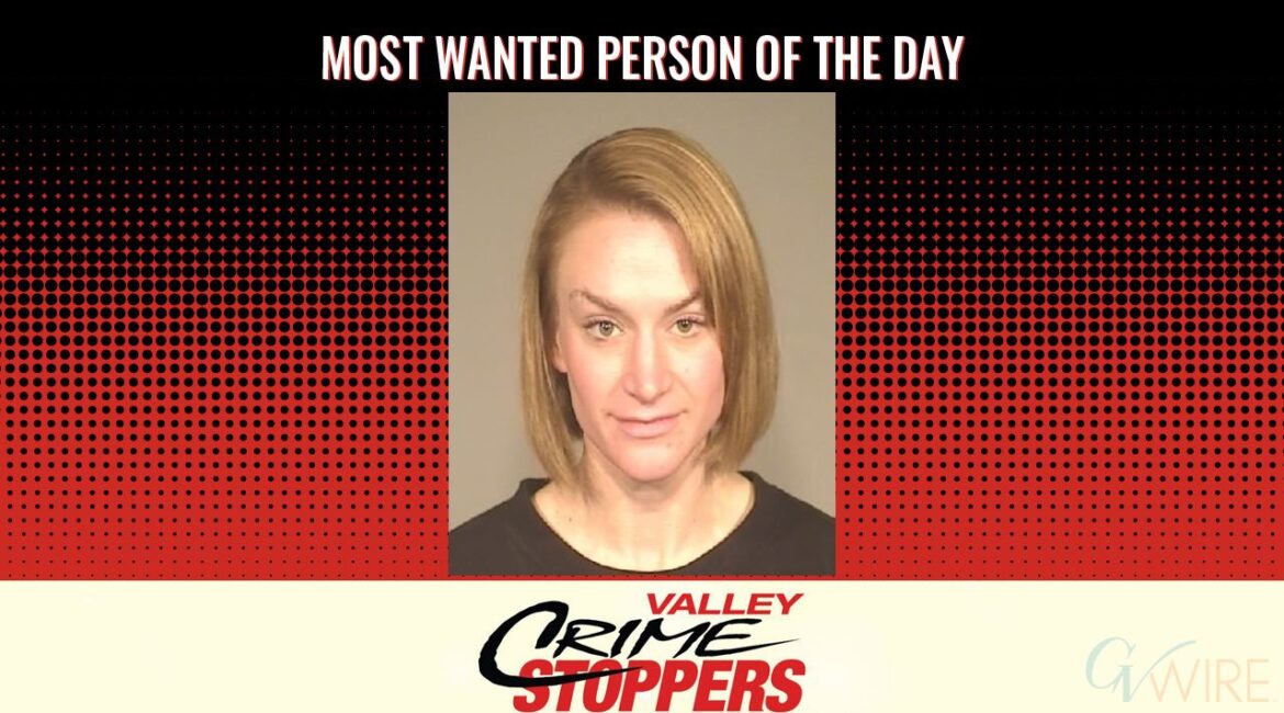 Jennifer Ayers Thompson is Valley Crime Stoppers' Most Wanted Person of the Day for August 7, 2025. (Valley Crimes Stoppers)