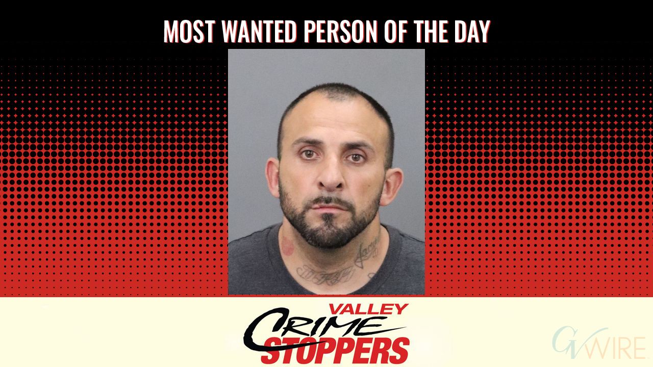David Raymond Garcia is Valley Crime Stoppers' Most Wanted Person of the Day for August 14, 2025. (Valley Crimes Stoppers)