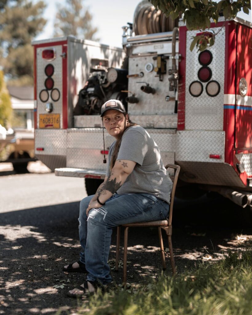 Firefighter Michelle Herrin