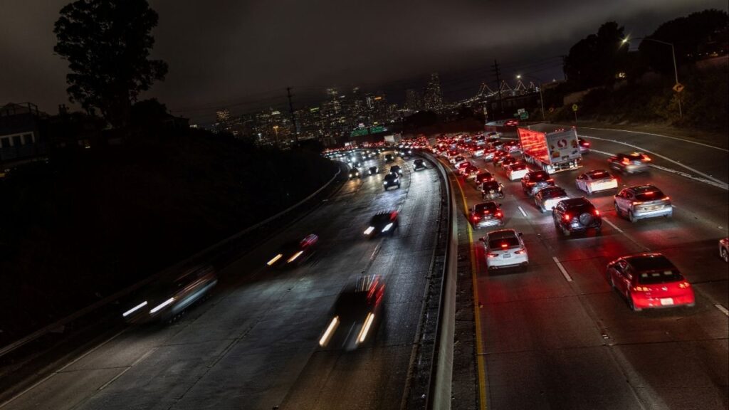 Car traffic is seen during rush hour in downtown San Francisco, California, U.S., July 29, 2025. (Reuters File)