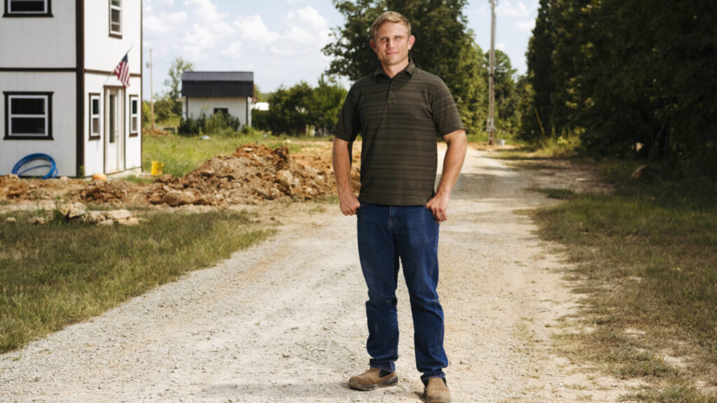 Image of co-founder of whites only development in Arkansas