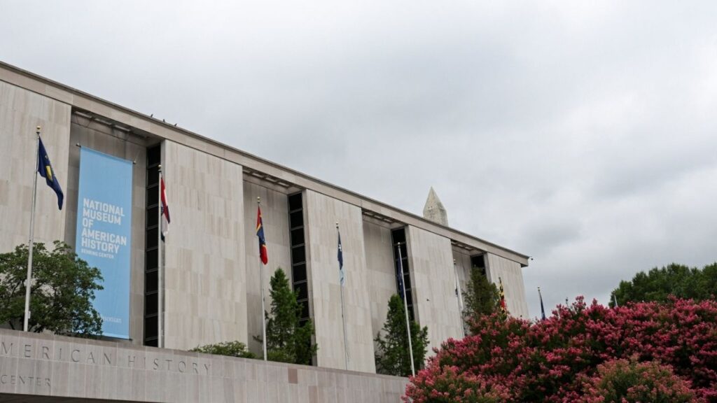 The exterior of the Smithsonian's National Museum of American History, in Washington, D.C., U.S., August 1, 2025. (Reuters File)