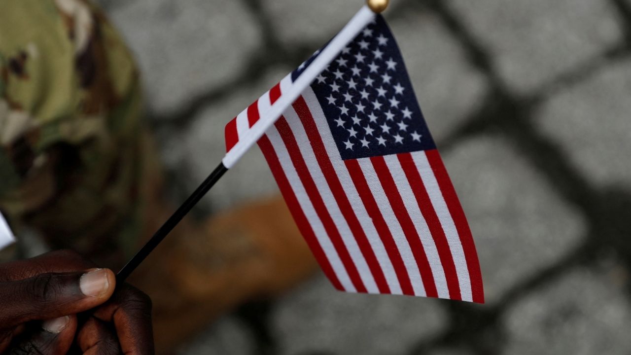 A U.S. Citizenship and Immigration Services (USCIS) naturalization ceremony in New York City, U.S., September 17, 2021. (Reuters File)