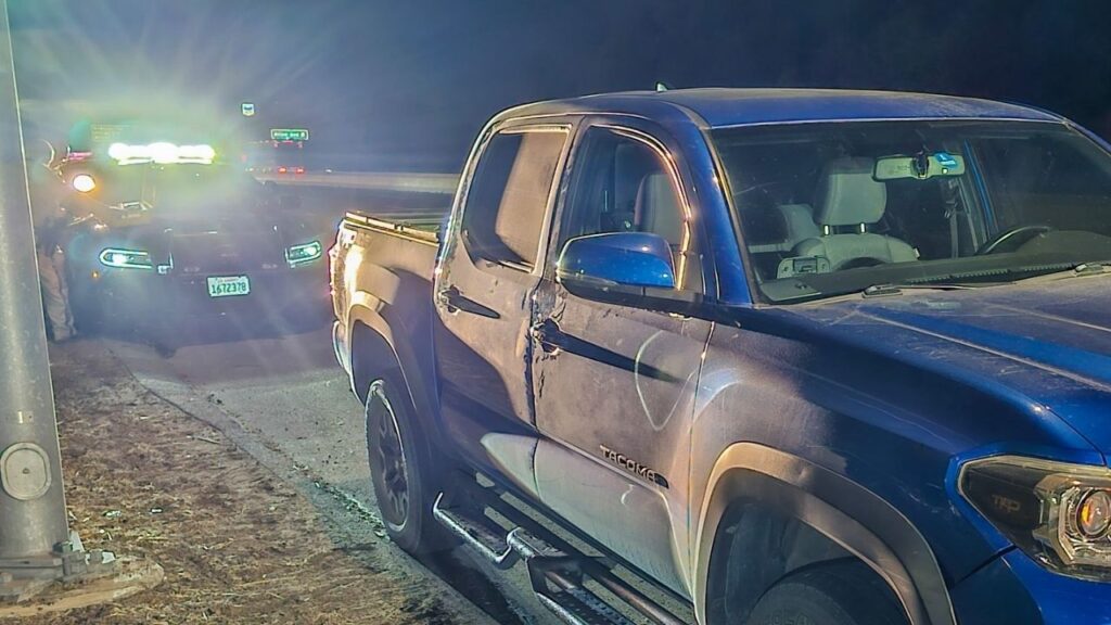 A California Highway Patrol stop on Highway 99 in Fresno early Thursday, August 21, 2025, led to a DUI arrest and the seizure of more than 20 pounds of marijuana. (CHP)