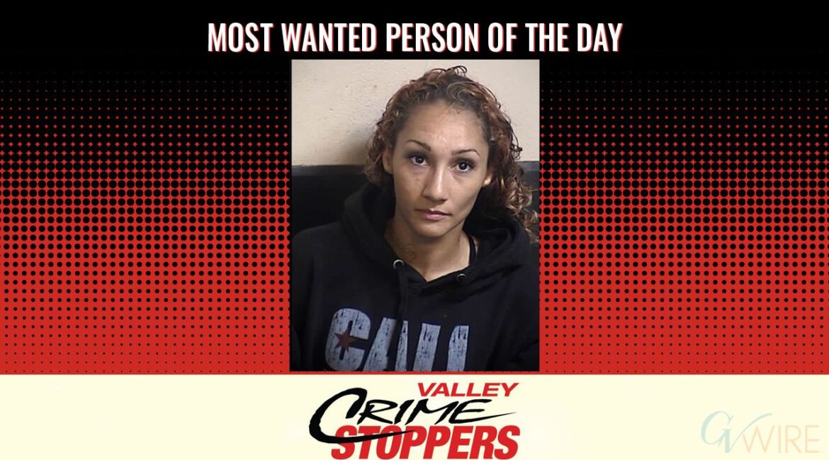 Desiree Alayna Cruder is Valley Crime Stoppers' Most Wanted Person of the Day for August 25, 2025. (Valley Crimes Stoppers)