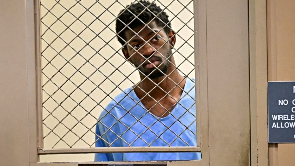 U.S. rapper Lil Nas X attends his arraignment at Los Angeles Superior Court in Los Angeles, California, U.S., August 25, 2025. Frederic J. Brown/Pool via REUTERS