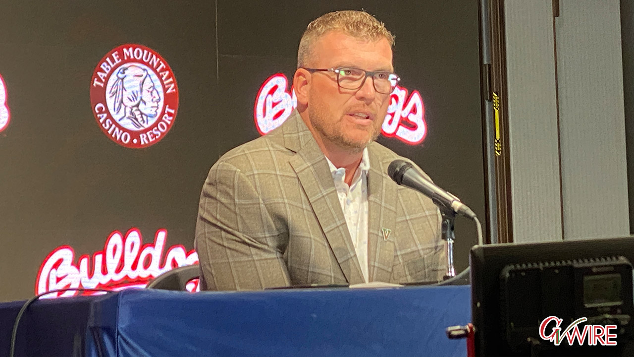 Fresno State head coach Matt Entz