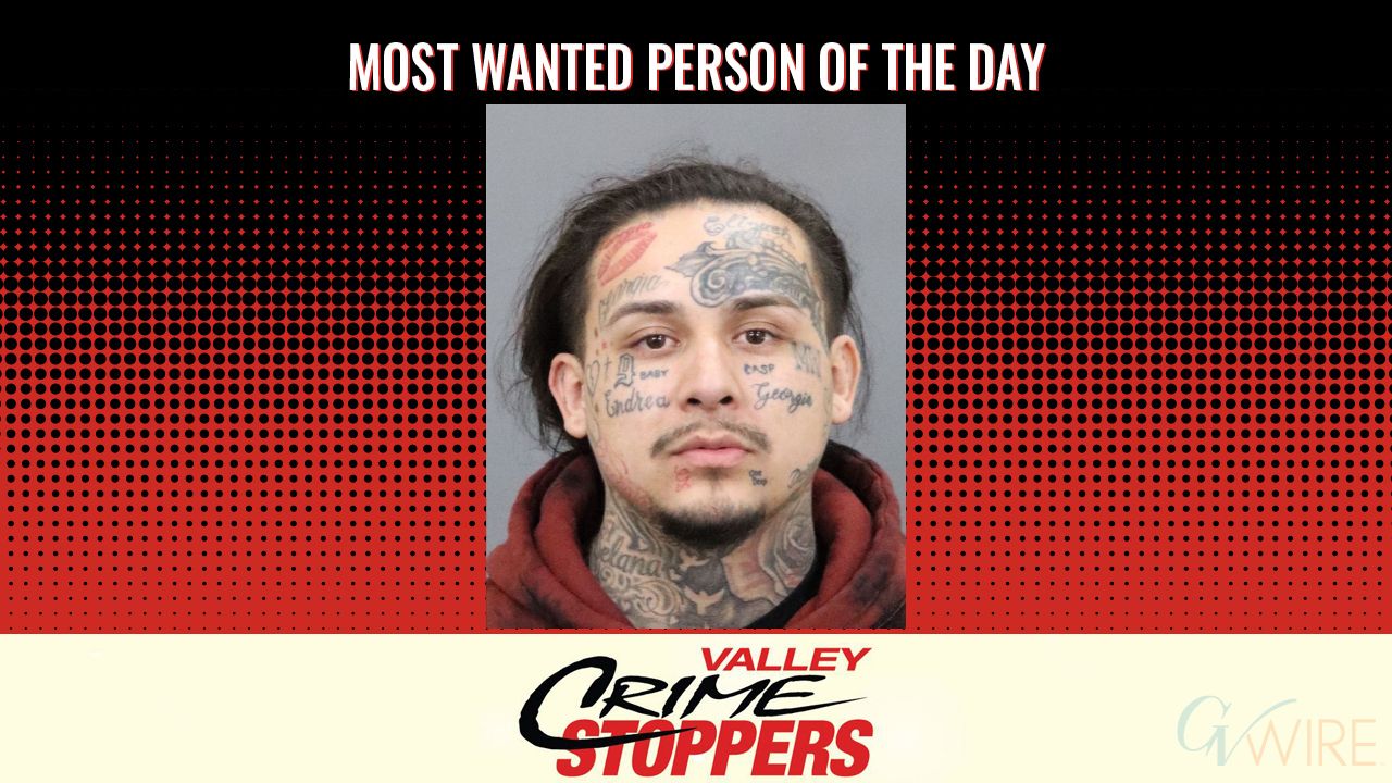 Enrique Arellano Ochoa is Valley Crime Stoppers' Most Wanted Person of the Day for August 26, 2025. (Valley Crimes Stoppers)