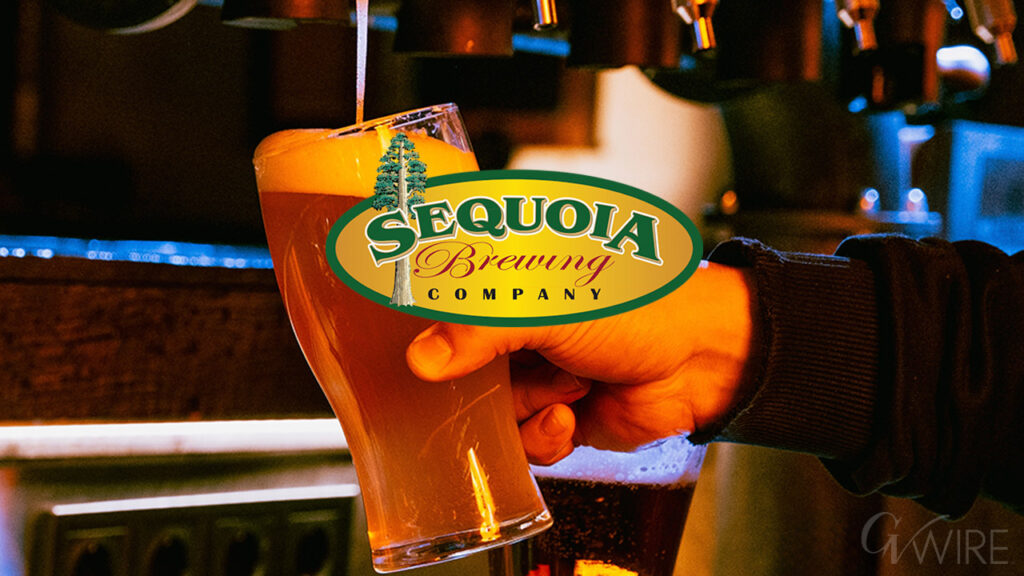 Sequoia Brewing Co beer pour
