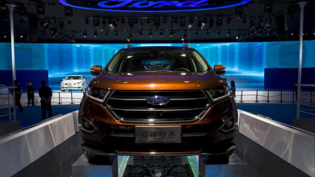 A Ford Edge SUV is seen at the 13th China (Guangzhou) International Automobile Exhibition in Guangzhou, China November 20, 2015. (Reuters File)