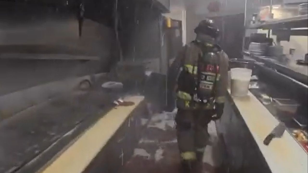 Fire at Yosemite Falls Cafe on Friday, Aug. 29, 2025. (Fresno FD)