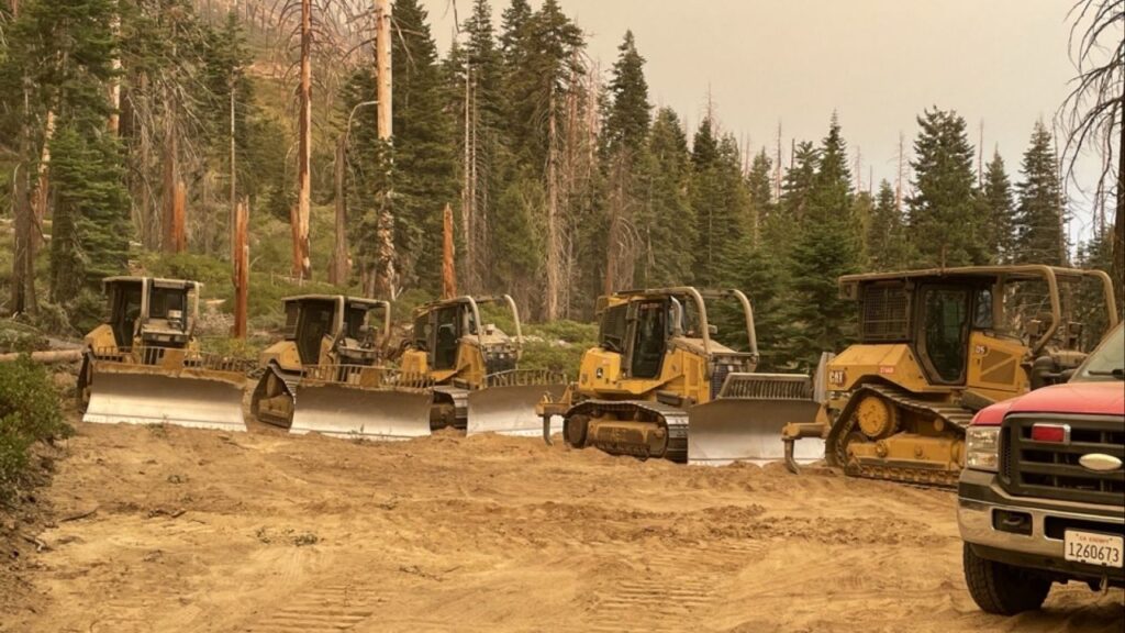 The lightning-sparked Garnet Fire in Fresno County has burned 17,561 acres since Aug. 24 and is 8% contained., officials said Saturday, August 30, 2025. (U.S. Forest Service)